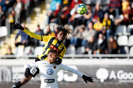 Häckens Kwame Kizito och Östersunds Noah Sonko Sundberg