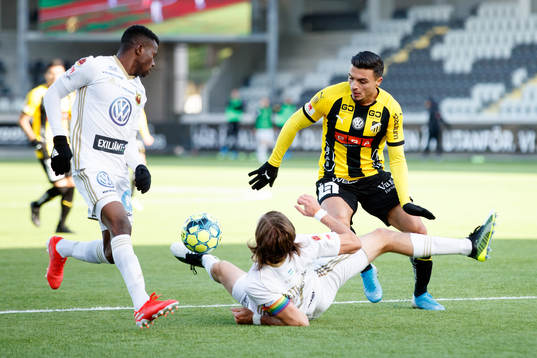 Häckens Ahmed Yasin mot Östersunds Tom Pettersson och