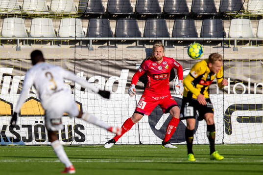 Häckens målvakt Peter Abrahamsson