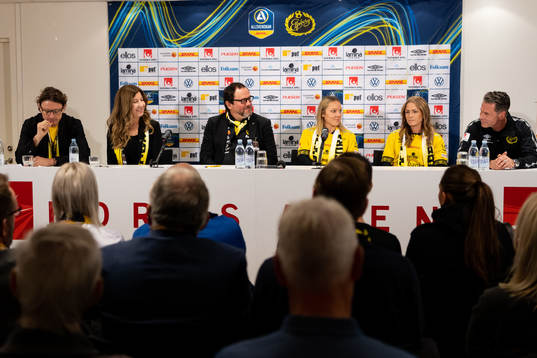 klubbchef Stefan Andreasson, styrelseledamot Nadja