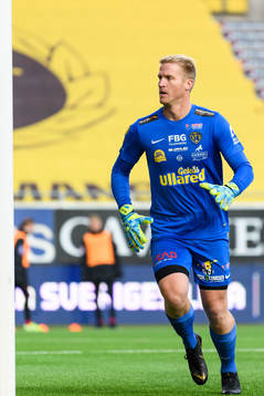 Falkenbergs målvakt Hampus Nilsson