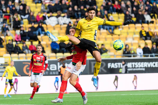 Elfsborgs Deniz Hümmet och Falkenbergs Carl Johansson
