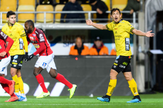 Elfsborgs Stefan Ishizaki reagerar