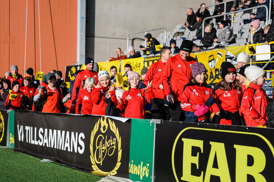 Elfsborgsmatchen hade tema Ungdomens Dag och bjudit in