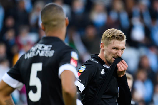 IFK Göteborgs Sebastian Eriksson deppar