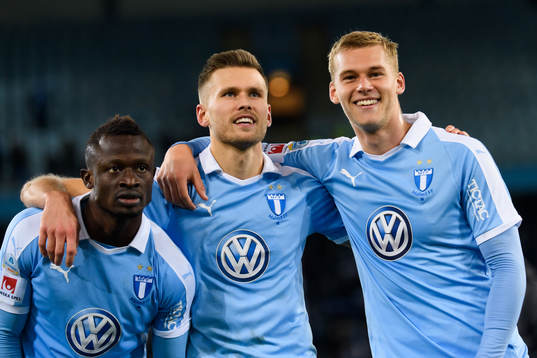 Malmö FFs Bonke Innocent, Arnór Traustason Felix Beijmo