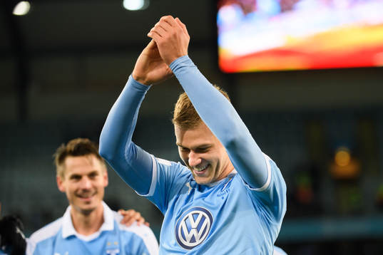 Malmö FFs Felix Beijmo jublar