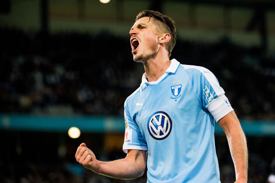 Malmö FFs Markus Rosenberg jublar
