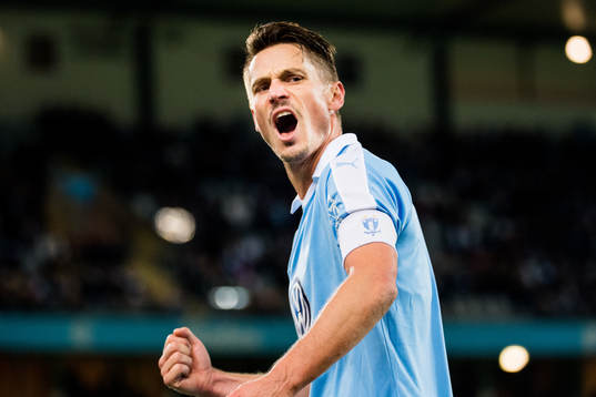 Malmö FFs Markus Rosenberg jublar