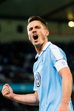 Malmö FFs Markus Rosenberg jublar