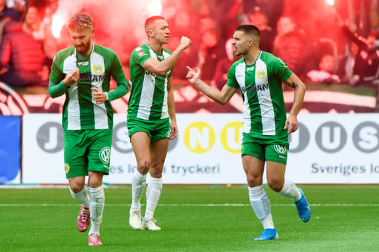 Hammarbys Nikola Djurdjic jublar