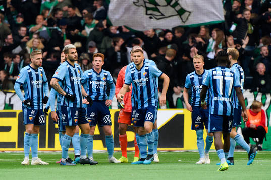 Djurgårdens spelare deppar