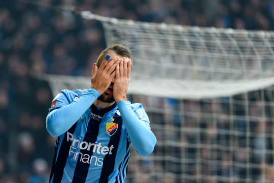 Djurgårdens Emir Kujovic deppar