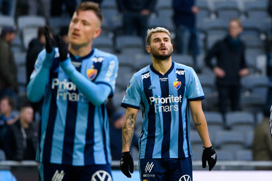 Djurgårdens Astrit Ajdarevic deppar
