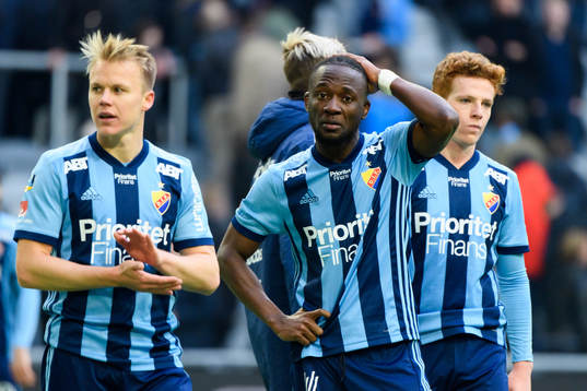 Djurgårdens Mohamed Buya Turay deppar