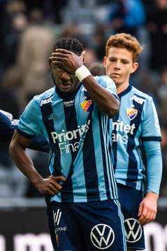 Djurgårdens Mohamed Buya Turay deppar