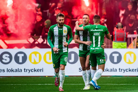 Hammarbys Nikola Djurdjic jublar