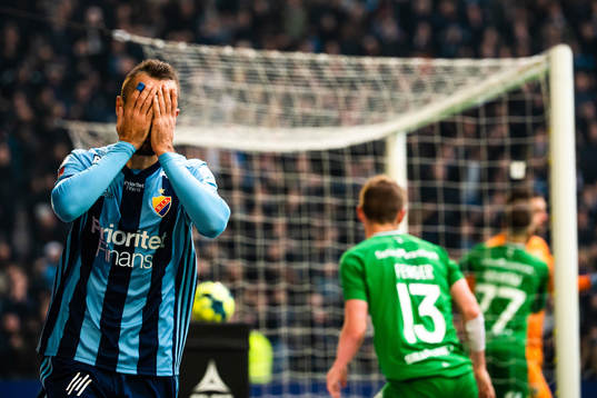 Djurgårdens Emir Kujovic deppar