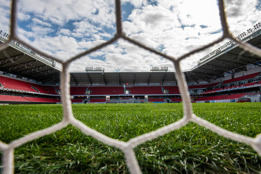 Generell vy över Guldfågeln Arena