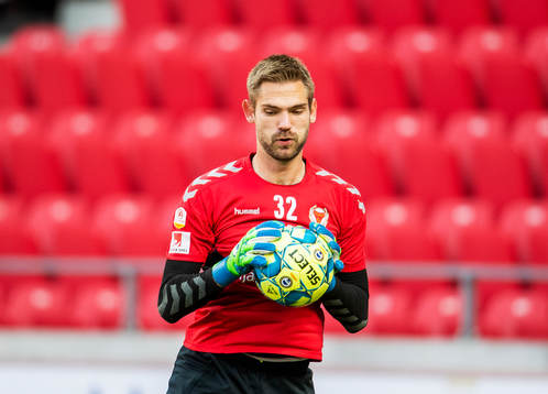 Kalmars målvakt Lucas Hägg-Johansson