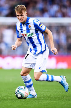 Martin Odegaard of Real Sociedad
