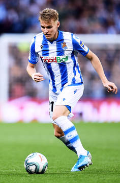 Martin Odegaard of Real Sociedad