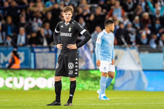 IFK Göteborgs Emil Holm deppar