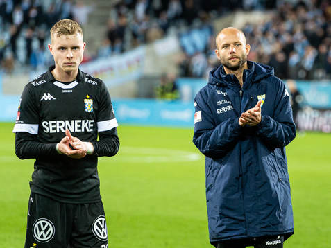 IFK Göteborgs Victor Wernersson och Robin Söder  deppar