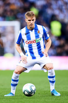 Martin Odegaard of Real Sociedad