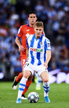 Martin Odegaard of Real Sociedad