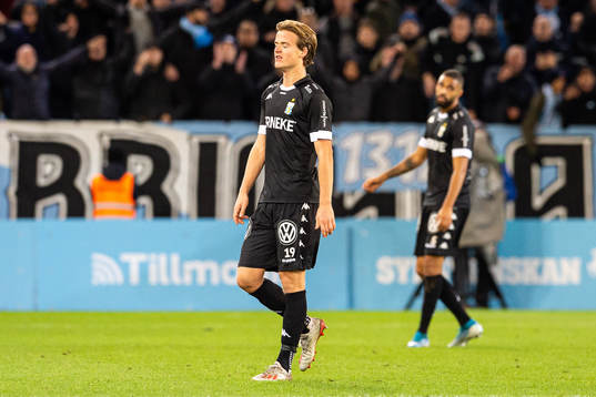 IFK Göteborgs August Erlingmark deppar