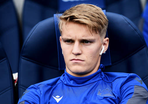 Martin Odegaard of Real Sociedad looks