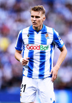 Martin Odegaard of Real Sociedad