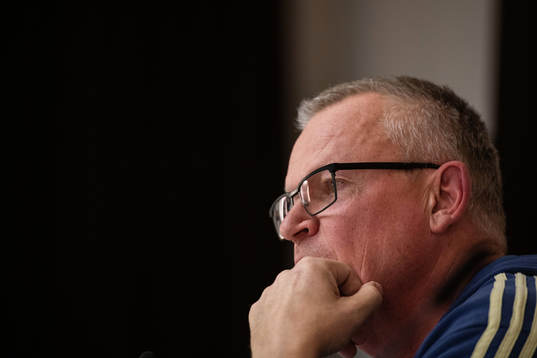 Head coach Janne Andersson of the Swedish national football