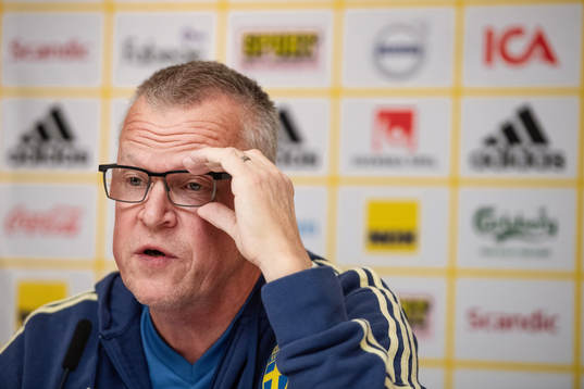 Head coach Janne Andersson of the Swedish national football