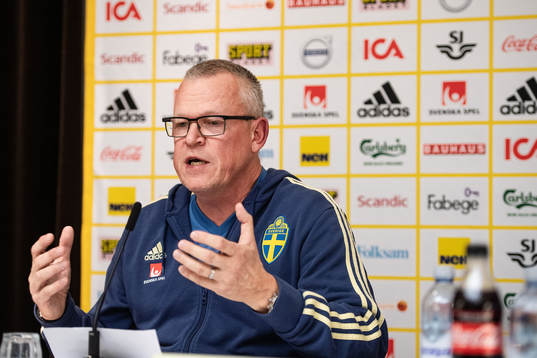 Head coach Janne Andersson of the Swedish national football
