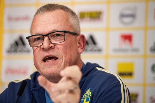 Head coach Janne Andersson of the Swedish national football