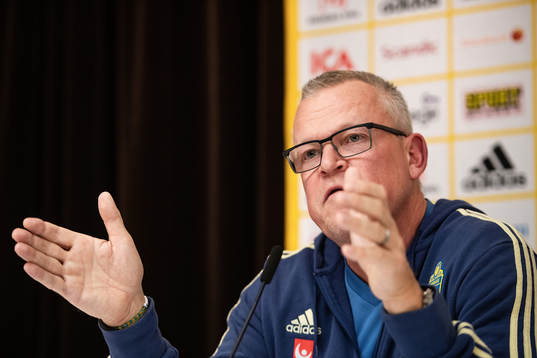Head coach Janne Andersson of the Swedish national football