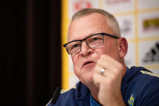 Head coach Janne Andersson of the Swedish national football