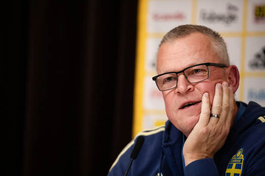 Head coach Janne Andersson of the Swedish national football