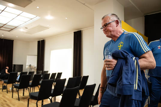 Head coach Janne Andersson of the Swedish national football