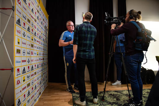 Head coach Janne Andersson of the Swedish national football