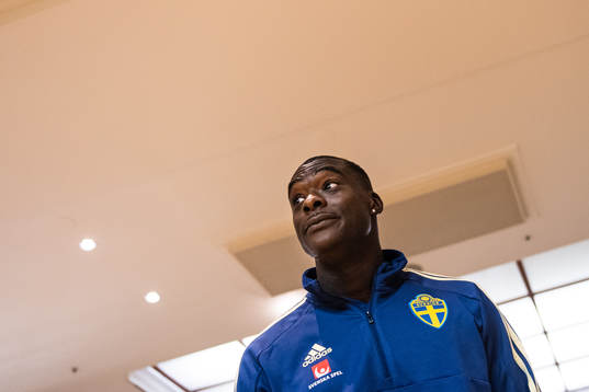 Ken Sema of the Swedish national football team
