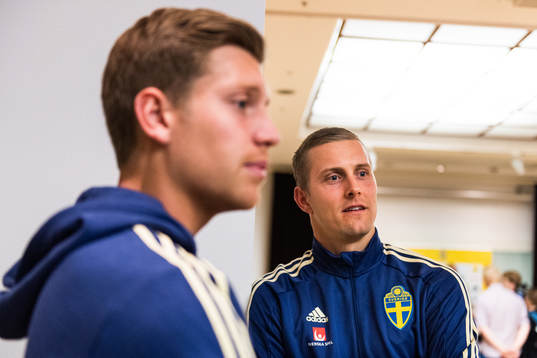 Alexander Fransson and Karl-Johan Johnsson of the Swedish