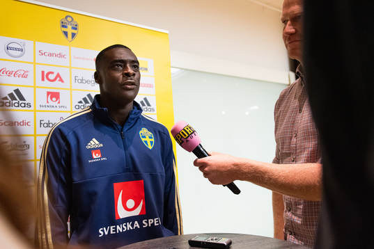 Ken Sema of the Swedish national football team