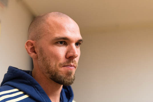 Marcus Danielson of the Swedish national football team