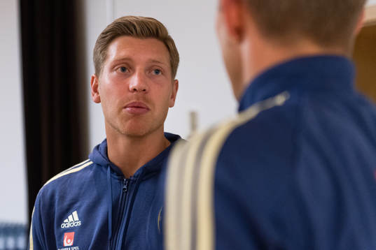 Alexander Fransson of the Swedish national football team