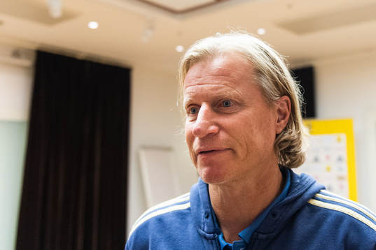 Team Manager Stefan Pettersson of the Swedish national