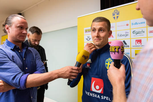 Karl-Johan Johnsson of the Swedish national football team