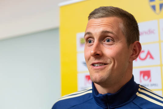 Karl-Johan Johnsson of the Swedish national football team